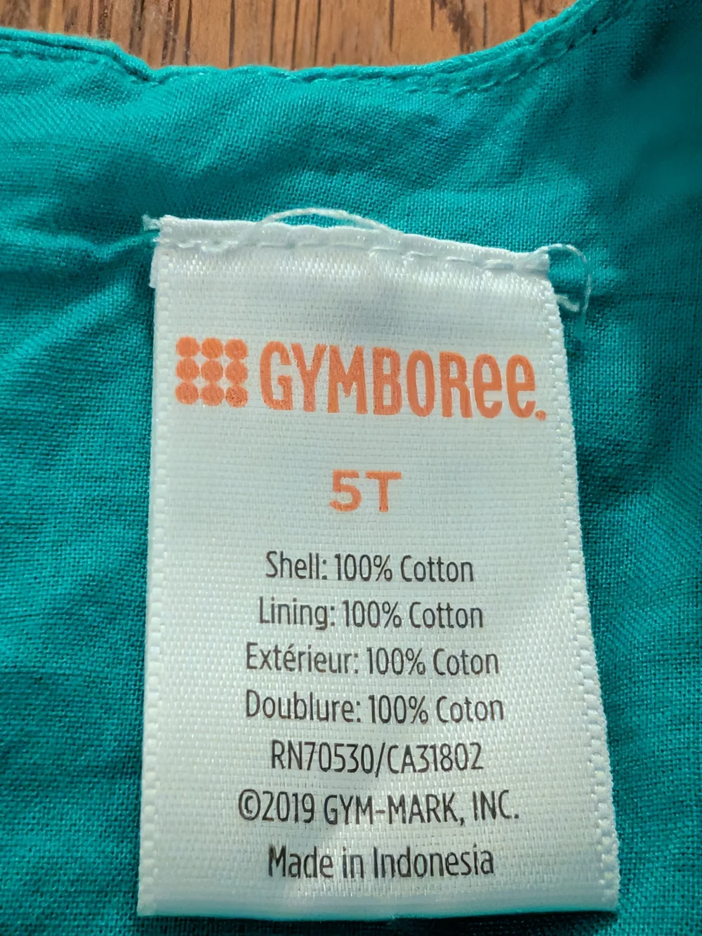 Gymboree Toddler Girls Aqua Eyeless Sleeveless Dress
